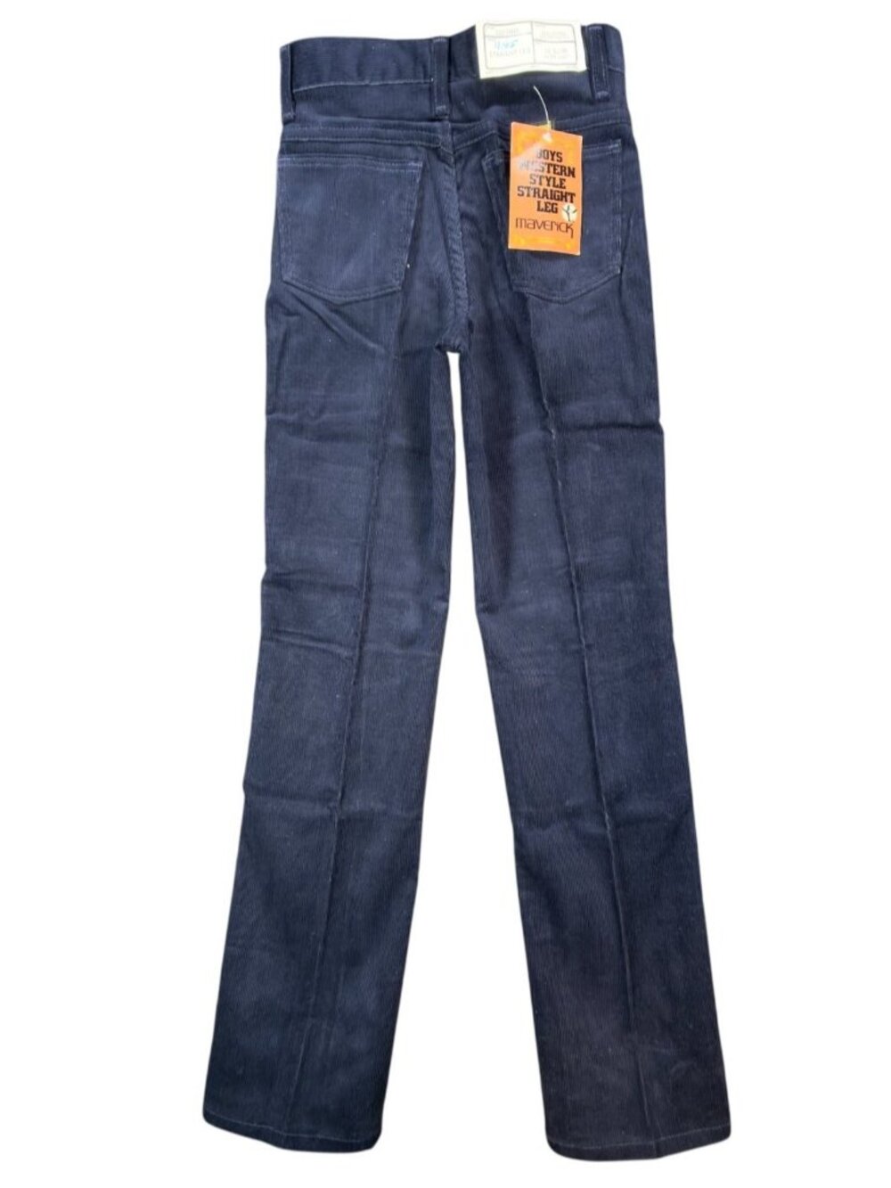 Maverick Vintage 70s Corduroy Pants Boys 12 Slim USA Navy NWT ZO21NVS